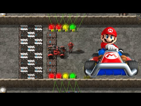 Factorio - Ultimate Racetrack (Mario Kart in my Megabase)