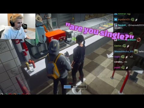 french girl asks xQc if hes single - nopixel rp