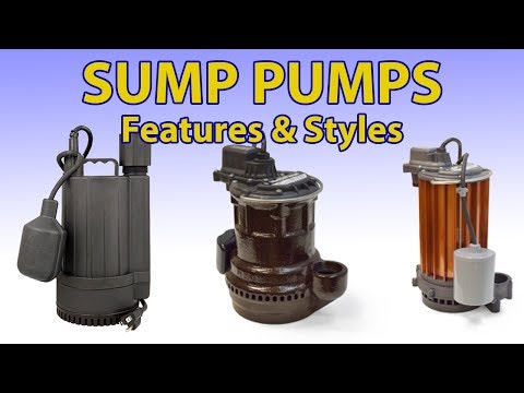 Buying Guide for Different Features of Sump Pumps