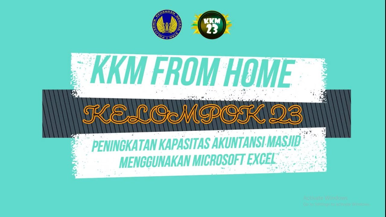 Pengaplikasian Pembuatan Laporan Keuangan Masjid Yang Praktis || KKM 23