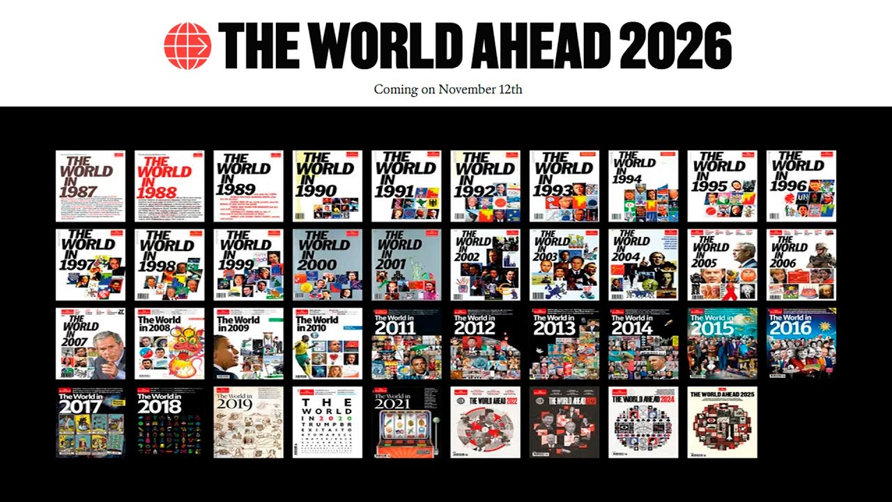 THE ECONOMIST THE WORLD AHEAD 2026 40 AÑOS RECOPILACIÓN DE TODAS LAS PORTADAS