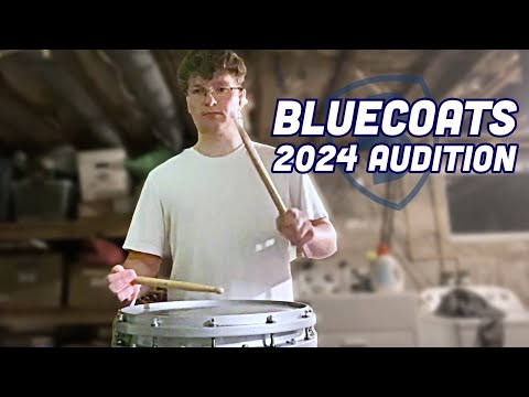 bluecoats 2024 snare drum audition - teddy gonyea