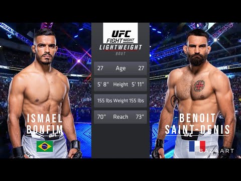 Ismael Bonfim vs Benoit Saint Denis full fight