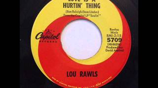 Lou Rawls - Love Is A Hurtin' Thing