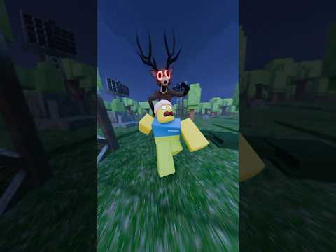 Deer vs Noob's Trap😳 #roblox #99nightsintheforest