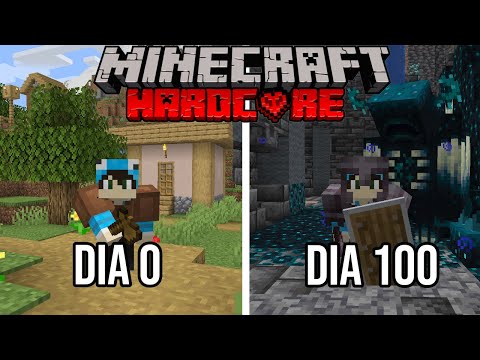 SURVIVED 100 Days in MINECRAFT HARDCORE 1.19