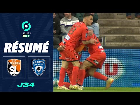 STADE LAVALLOIS MFC - SC BASTIA (2 - 1) - Résumé - (LAVAL - SCB) / 2022-2023