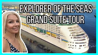 Inside the Royal Caribbean Explorer of the Seas Grand Suite. 1270