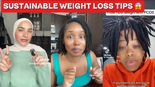 SUSTAINABLE WEIGHT LOSS TIPS EVERY LADY SHOULD KNOW💪🏽🔥