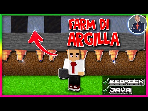 COME FARE UNA FARM DI ARGILLA SU MINECRAFT (PS4 SWITCH XBOX PE BEDROCK PS5 JAVA)