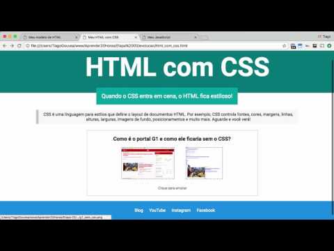 HTML, CSS e JavaScript - Diferença entre eles e o que cada um faz