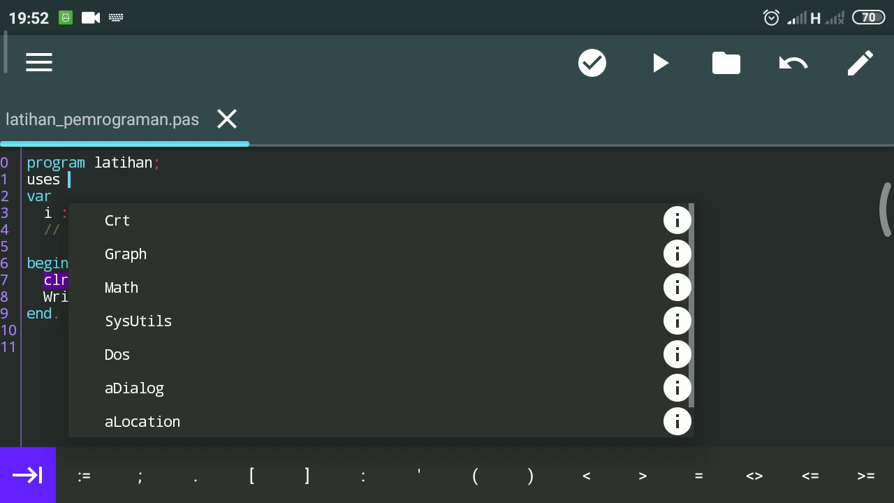 01 Struktur Bahasa Pemrograman Pascal