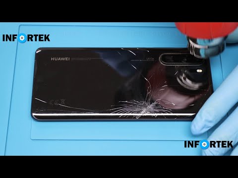 Huawei P30 Pro VOG-L09 VOG-L29 Battery cover replacement change easy way (Reparatur)