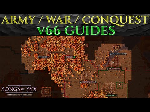 ARMY / WAR / CONQUEST GUIDE Songs Of Syx v66 Tutorial Tips