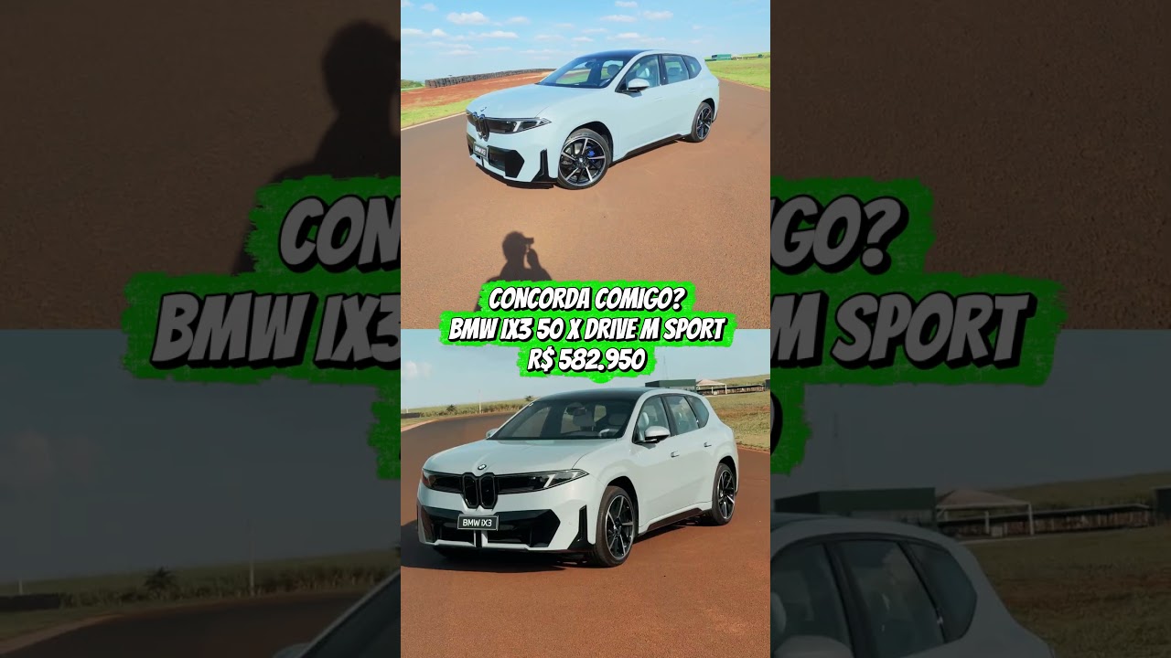 CONCORDA COMIGO? O preço do novo BMW iX3 50 xDrive surpreendeu! ⚡😱