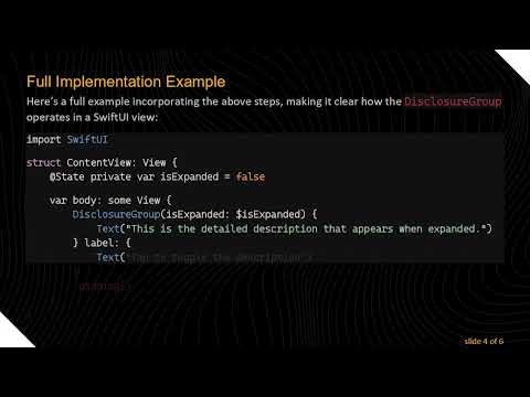 How to Detect if a DisclosureGroup is Opened or Closed in SwiftUI