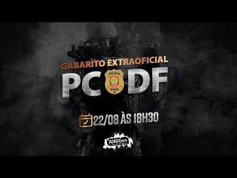 Concurso PCDF - Gabarito Extraoficial Agente - AlfaCon