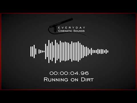 Footsteps Running on Dirt | HQ Sound Effects
