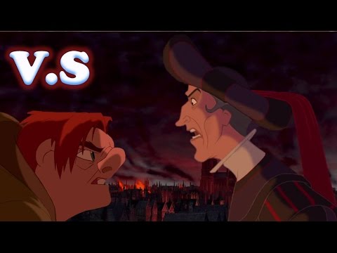 Batalla Disney "Cuasimodo vs Frollo" El Jorobado De Notre Dame