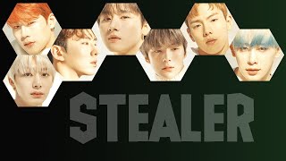 MONSTA X - Stealer [(Han/Rom/Eng)Color Coded Lyrics]