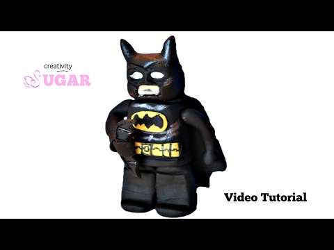 Fondant  Lego Batman Cake Topper