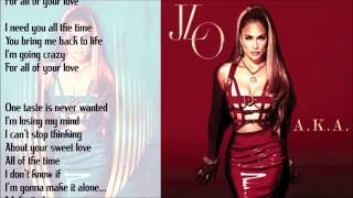 Jennifer Lopez - Never Satisfied (Lyric ON Screen)