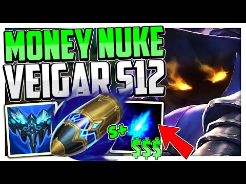 FIRST STRIKE TURNS VEIGAR R INTO A MONEY NUKE [800+ GOLD] | How to Play Veigar Season 12 & CARRY