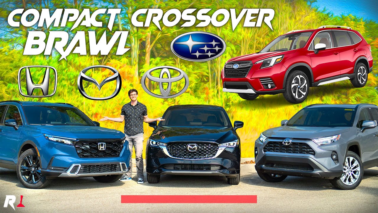 2024 Honda CR-V vs Mazda CX-5 vs Toyota RAV4 vs Subaru Forester Comparison / Big (Compact) Battle!