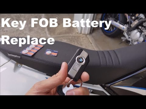 Key Fob Battery Replacement (Keyless Ride) - 2015 BMW R1200GS Adventure