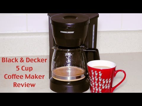 Black and Decker Coffee Maker Review - DCM600W 5-Cup Drip Coffeemaker
