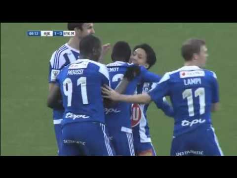 HJK vs. Mariehamn  1 - 0  Goal Formose Mendy (FINLAND: Veikkausliiga - 14.05.2015)