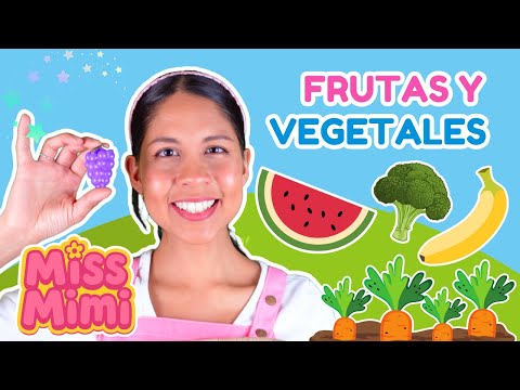 Las FRUTAS y los VEGETALES | Videos educativos para niños en español | Inglés para niños