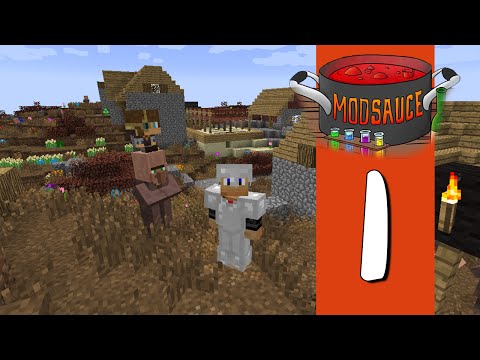 Modsauce: A Minecraft Modded LP - E1 Our Quest Begins