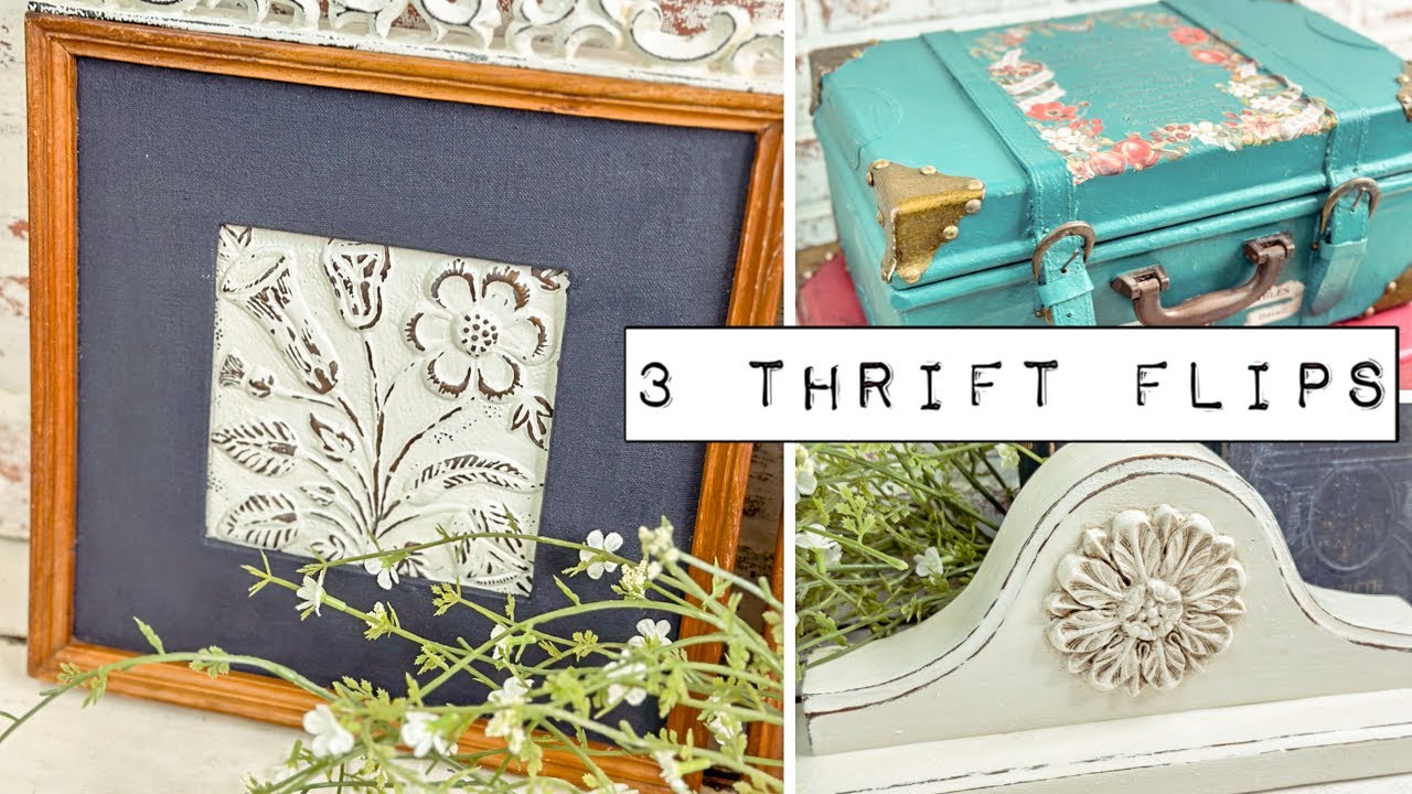 3 Vintage Thrift Flips | Building My Booth One Vignette at a Time