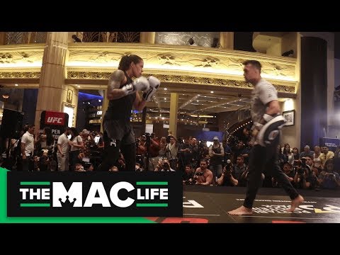 UFC 239 Open Workouts: Amanda Nunes Highlights