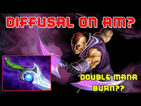 Does diffusal blade on Anti-Mage work?