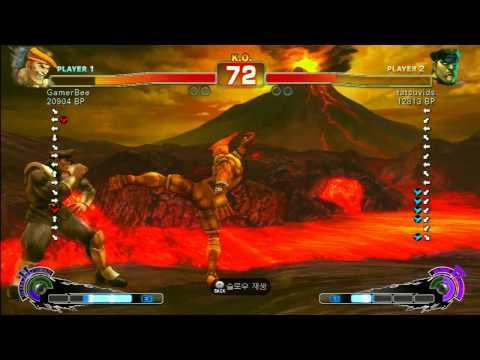 SSF4 Rank Match  GamerBee (AD)  vs  tatsuvids (DI)