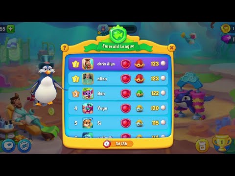 @Fishdom Level 10912. Won 1st Place ini Emerald League