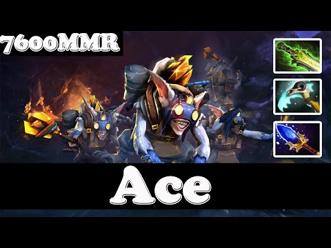 Dota 2 - Ace 7600 MMR Plays Meepo - Ranked Match Gameplay!