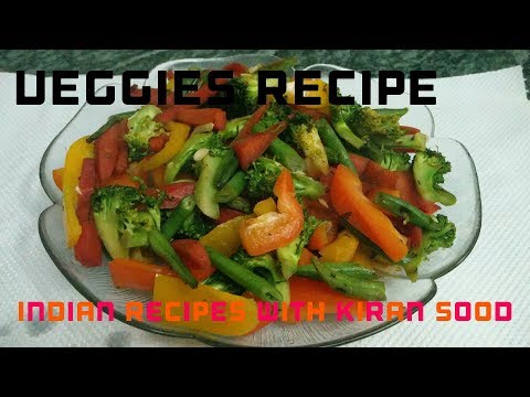 Roasted Veggies Recipe on gas stove - Healthy food