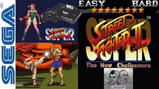 Super Street Fighter II LEVEL 8 Sega Genesis/Mega Drive - C&M Playthrough