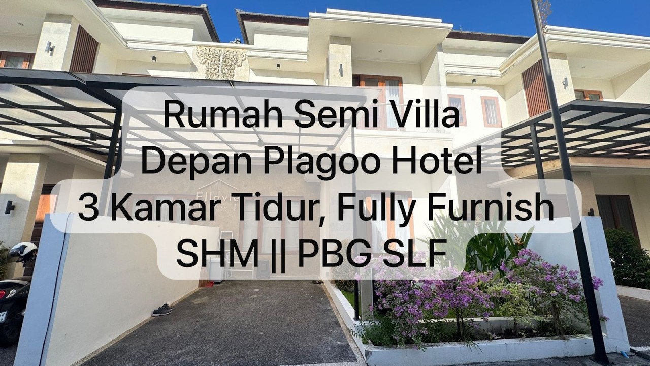 Rumah Semi Villa Modern Fully Furnish di Taman Mumbul, Depan Plagoo Hotel