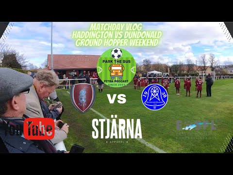 Haddington athletic vs Dundonald bluebell ground hopper weekend game 2⚽🚌