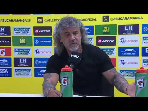 RUEDA DE PRENSA COMPLETA DE LEONEL ÁLVAREZ Y L. PONS TRAS DERROTA EN CASA ANTE SANTA FE 