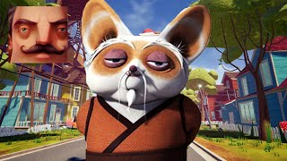 Hello Neighbor - My New Neighbor Kung Fu Panda Master Shifu History Gameplay Walkthrough