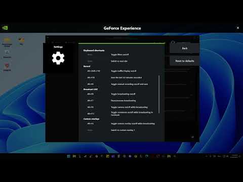 Nvidia Geforce Shortcut