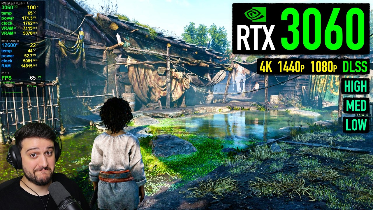 RTX 3060 - Resonance: A Plague Tale Legacy - Is it Optimized?