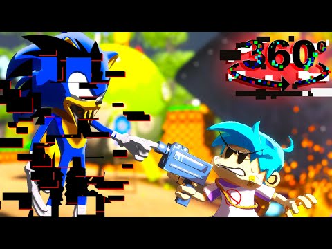 360° vs Pibby x Corrupted Sonic Boom Friday Night Funkin