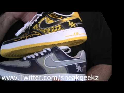 L.A. Tattoo Artist Mr. Cartoon Nike Air Force One Pt. 2 SneakGeekZ
