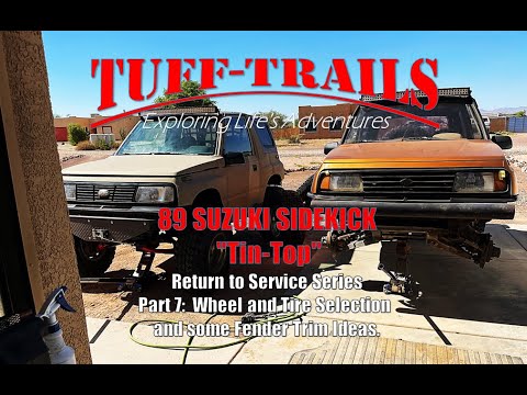 S3 E8-2 89 Tin Top "Selecting Wheels and Tires"  for the 89 RTS Project #GeoTracker #offroad